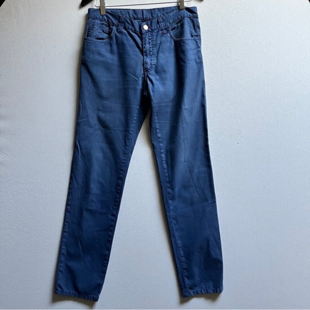 Facis Made In Italy Blue Cotton Trouser Jeans Men's 48 US 31